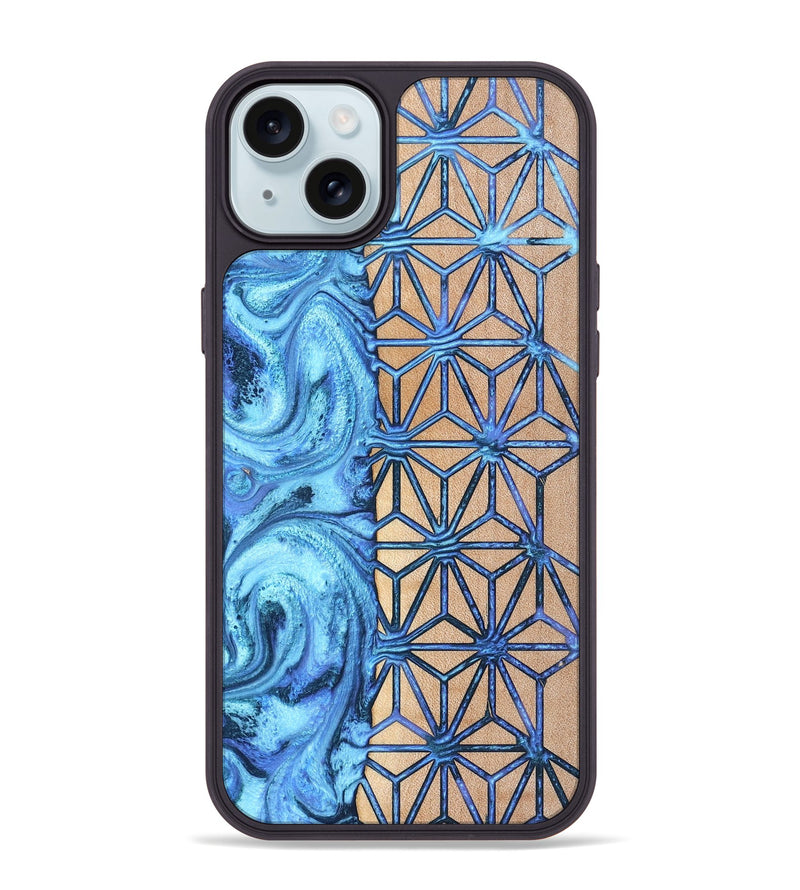 iPhone 15 Plus Wood Phone Case - Greta (Pattern, 820679)