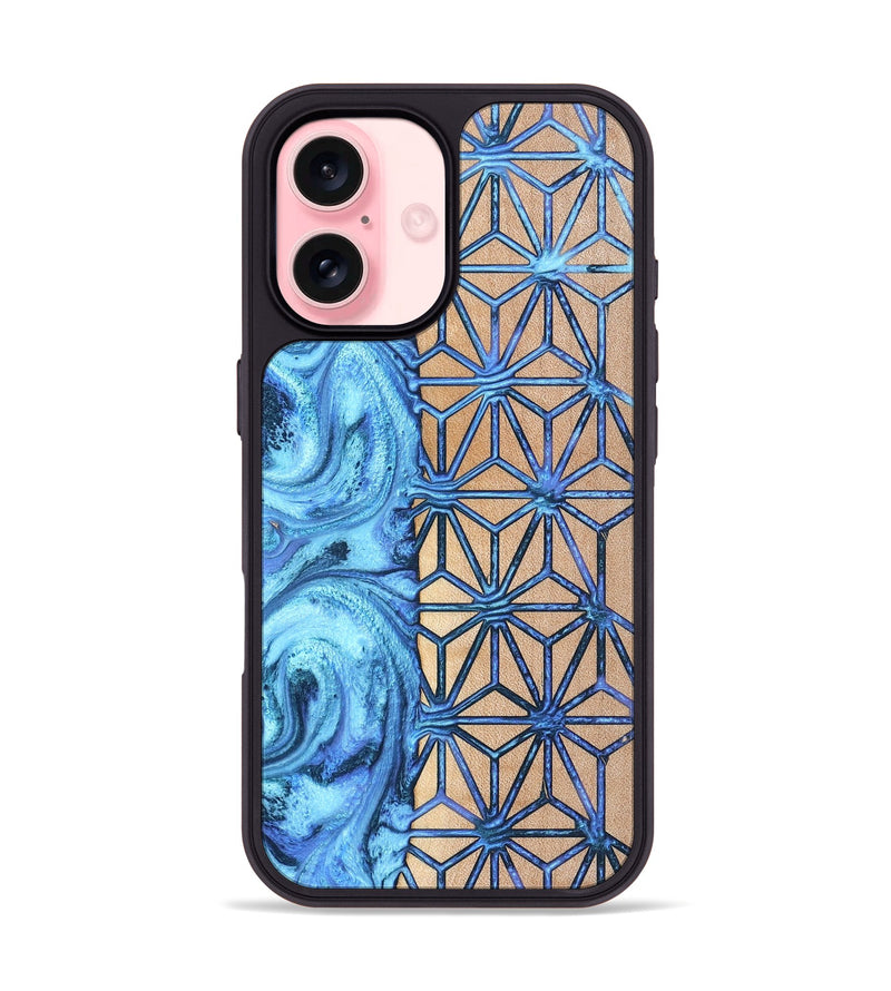 iPhone 16 Wood Phone Case - Greta (Pattern, 820679)