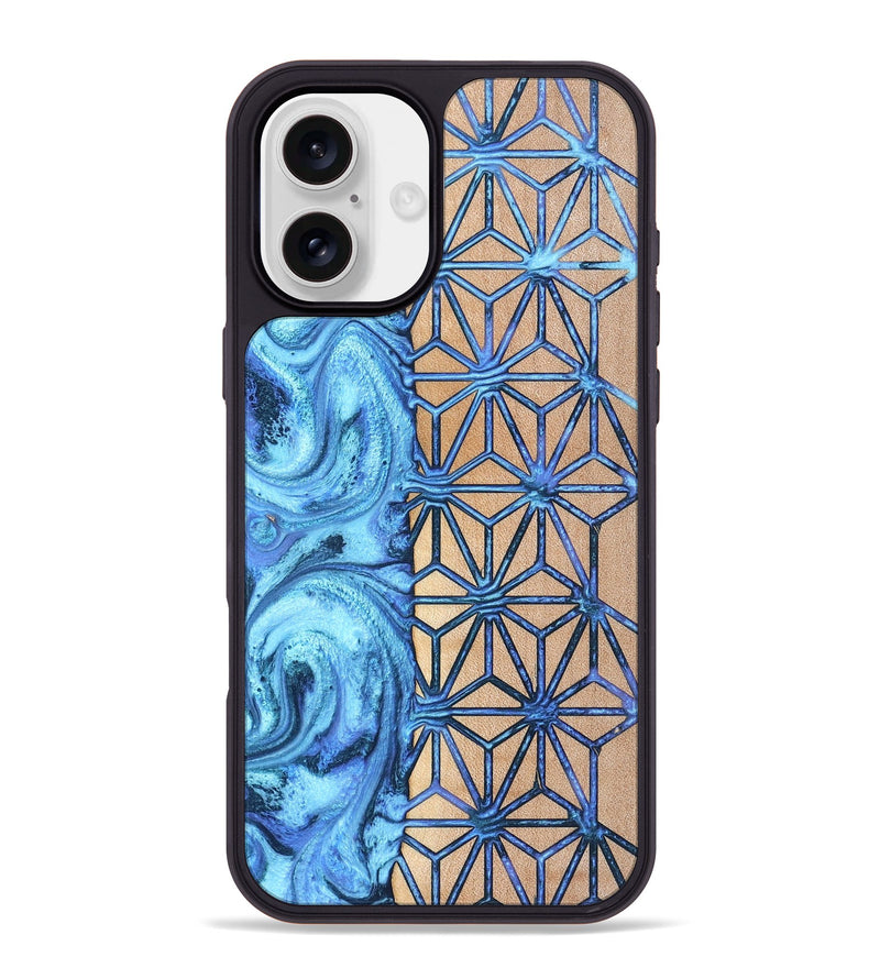 iPhone 16 Plus Wood Phone Case - Greta (Pattern, 820679)