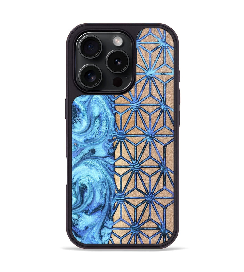 iPhone 16 Pro Wood Phone Case - Greta (Pattern, 820679)
