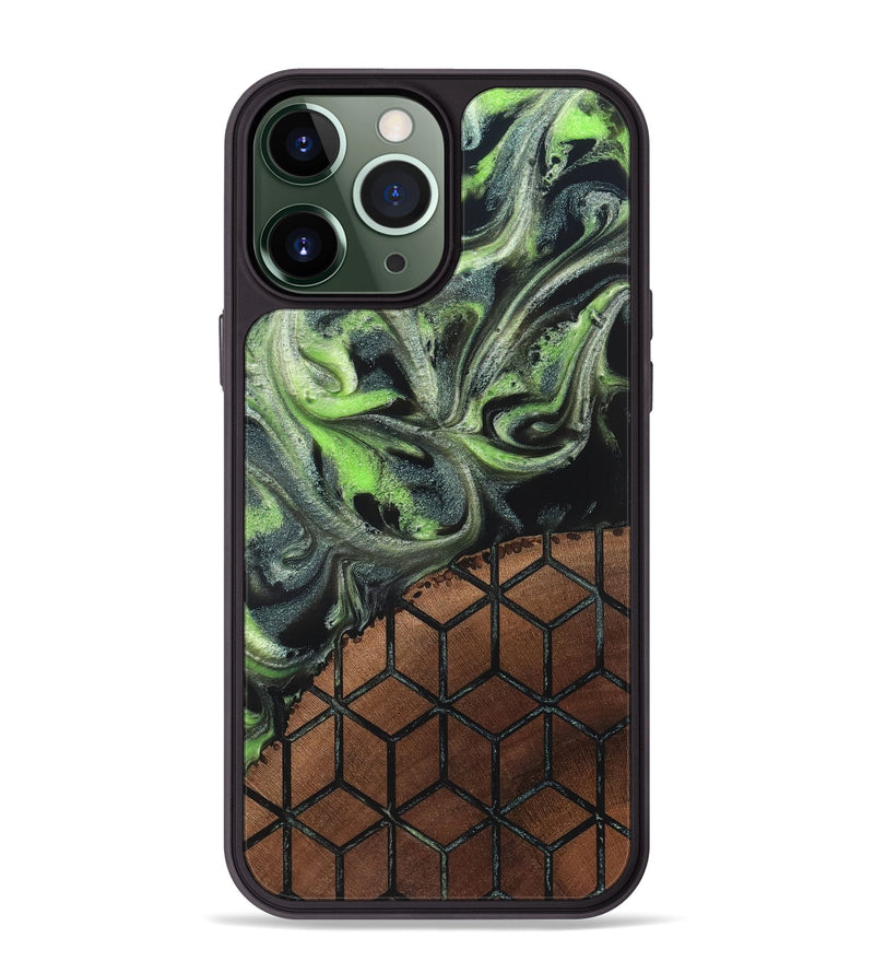 iPhone 13 Pro Max Wood Phone Case - Gracie (Pattern, 820682)