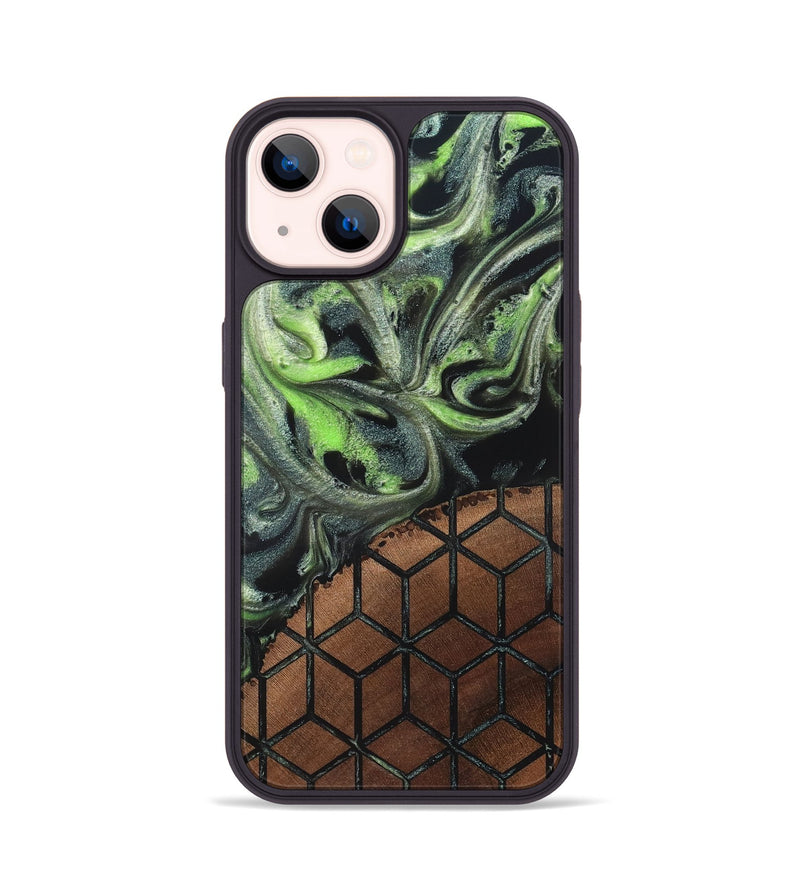 iPhone 14 Wood Phone Case - Gracie (Pattern, 820682)