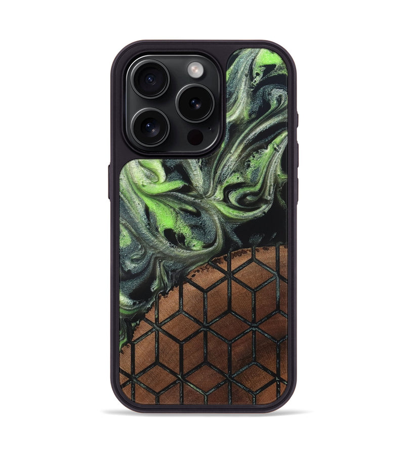 iPhone 15 Pro Wood Phone Case - Gracie (Pattern, 820682)