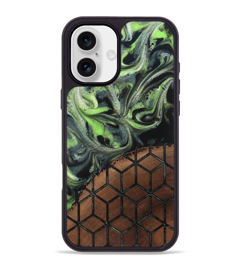 iPhone 16 Plus Wood Phone Case - Gracie (Pattern, 820682)