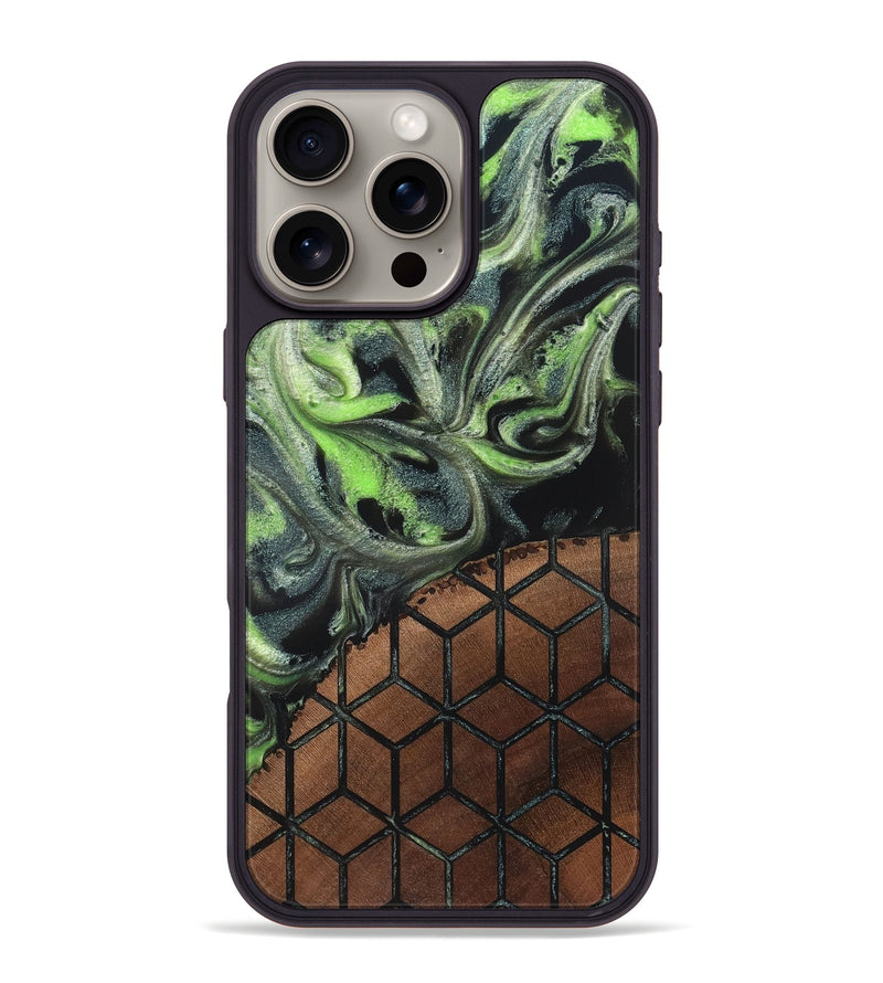iPhone 16 Pro Max Wood Phone Case - Gracie (Pattern, 820682)