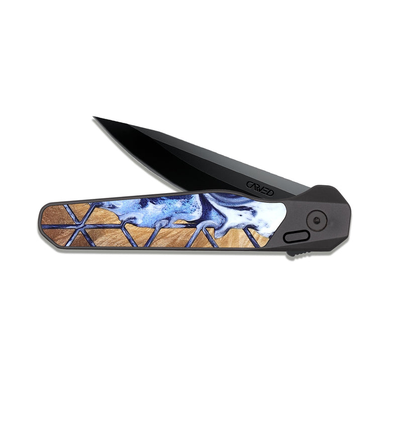 EDC Dark Slate Wood Pocket Knife - Richard (Pattern, 820683)