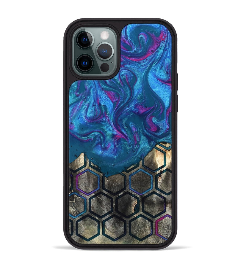 iPhone 12 Pro Max Wood Phone Case - Neva (Pattern, 820691)