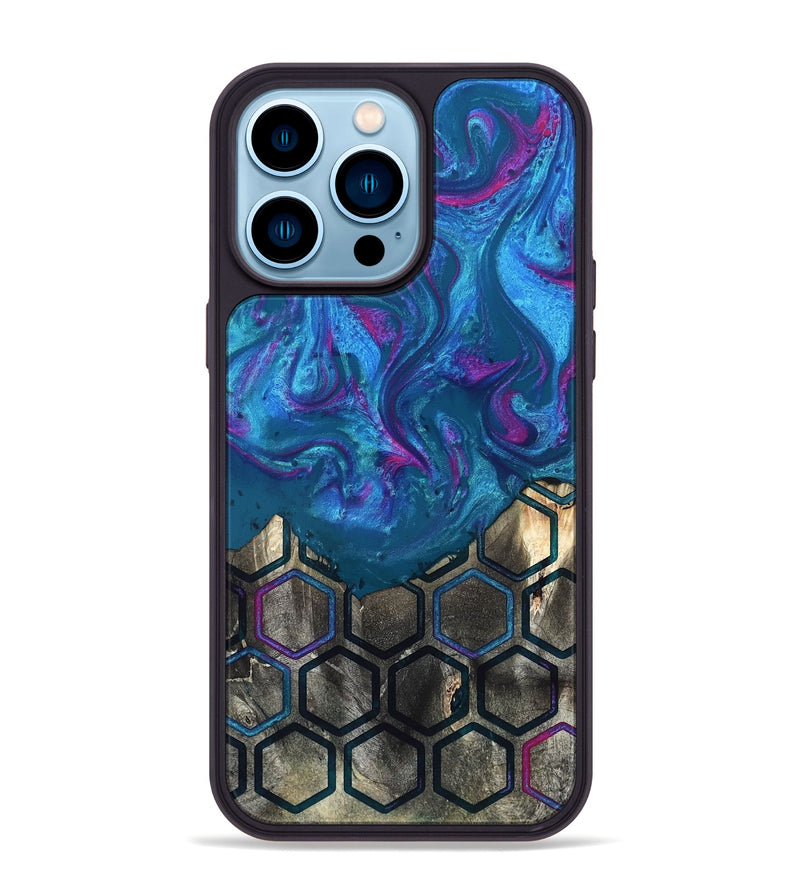 iPhone 14 Pro Max Wood Phone Case - Neva (Pattern, 820691)