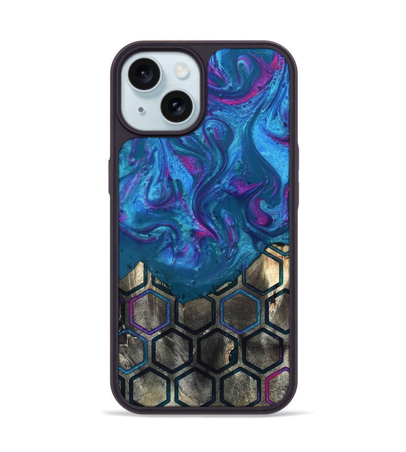 iPhone 15 Wood Phone Case - Neva (Pattern, 820691)