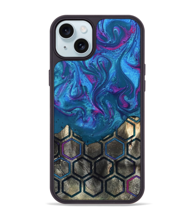 iPhone 15 Plus Wood Phone Case - Neva (Pattern, 820691)