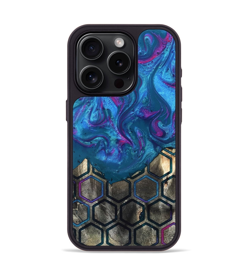 iPhone 15 Pro Wood Phone Case - Neva (Pattern, 820691)