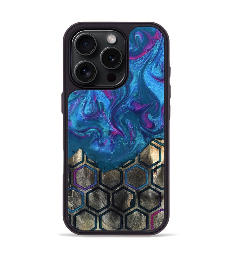 iPhone 16 Pro Wood Phone Case - Neva (Pattern, 820691)