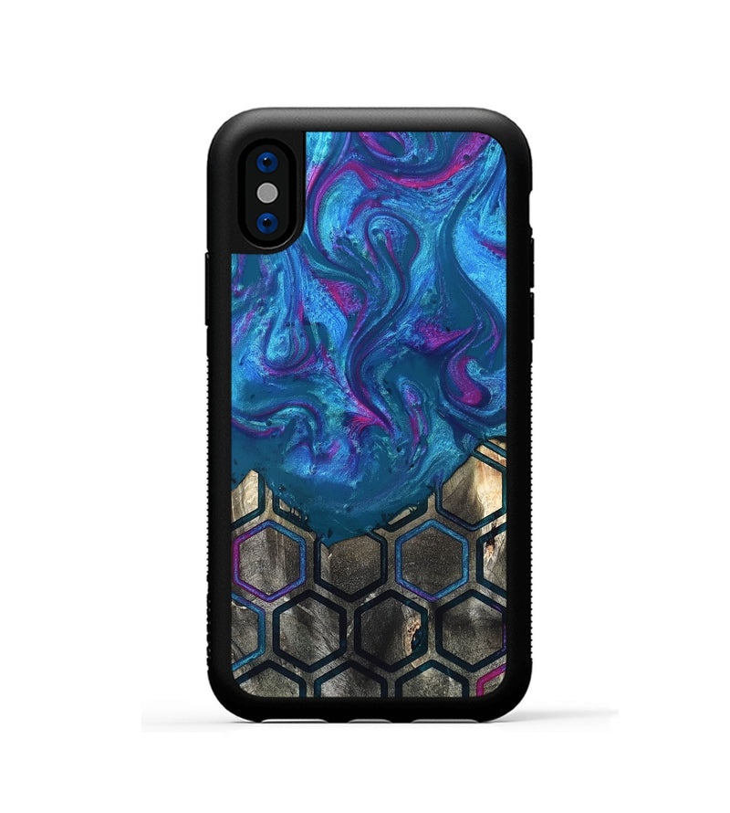 iPhone Xs Wood Phone Case - Neva (Pattern, 820691)