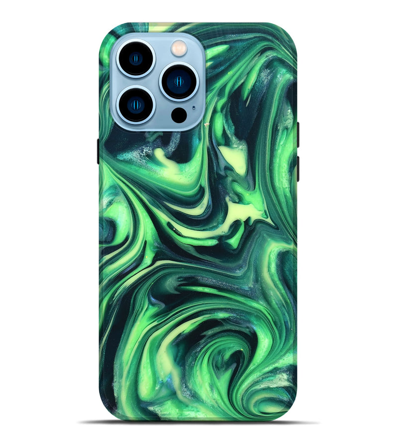 iPhone 14 Pro Max ResinArt Live Edge Phone Case - Apollo (Neon, 820694)