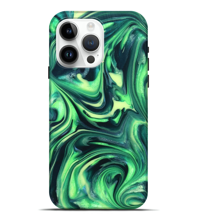 iPhone 15 Pro Max ResinArt Live Edge Phone Case - Apollo (Neon, 820694)