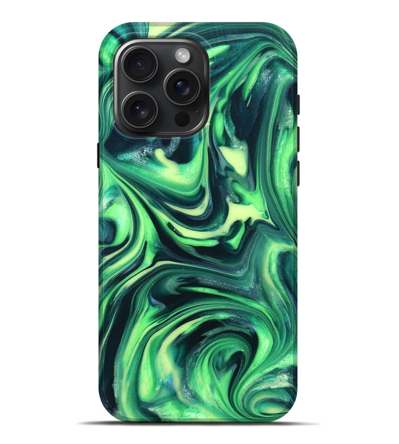iPhone 16 Pro Max ResinArt Live Edge Phone Case - Apollo (Neon, 820694)