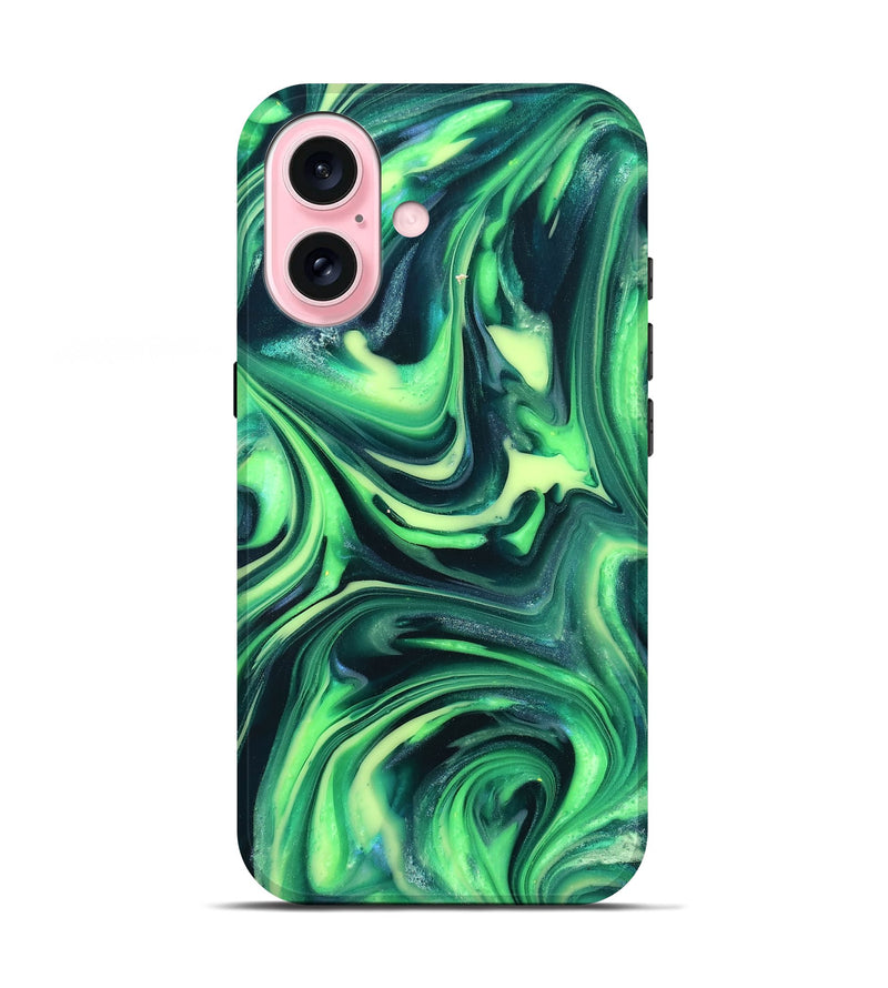 iPhone 17 ResinArt Live Edge Phone Case - Apollo (Neon, 820694)