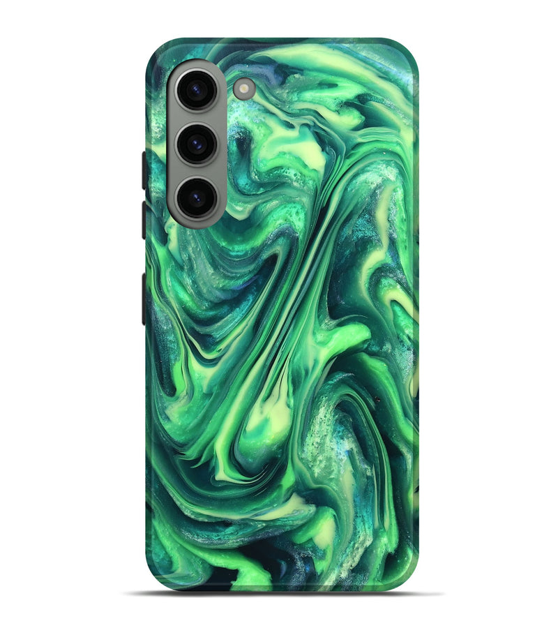 Galaxy S23 Plus ResinArt Live Edge Phone Case - Garret (Neon, 820698)
