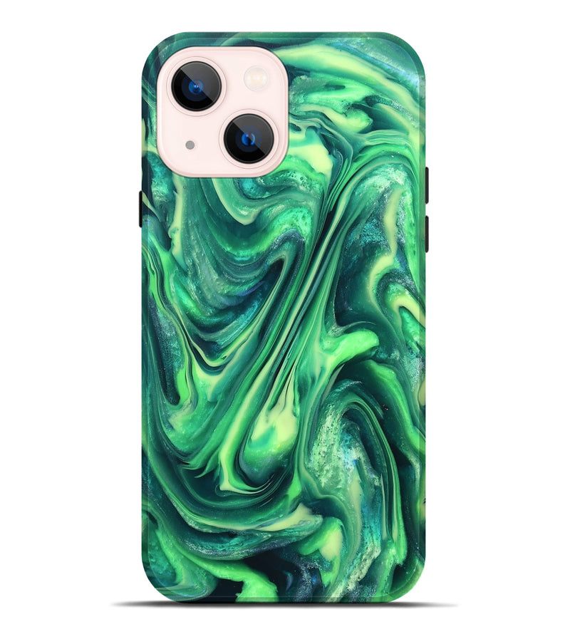 iPhone 14 Plus ResinArt Live Edge Phone Case - Garret (Neon, 820698)