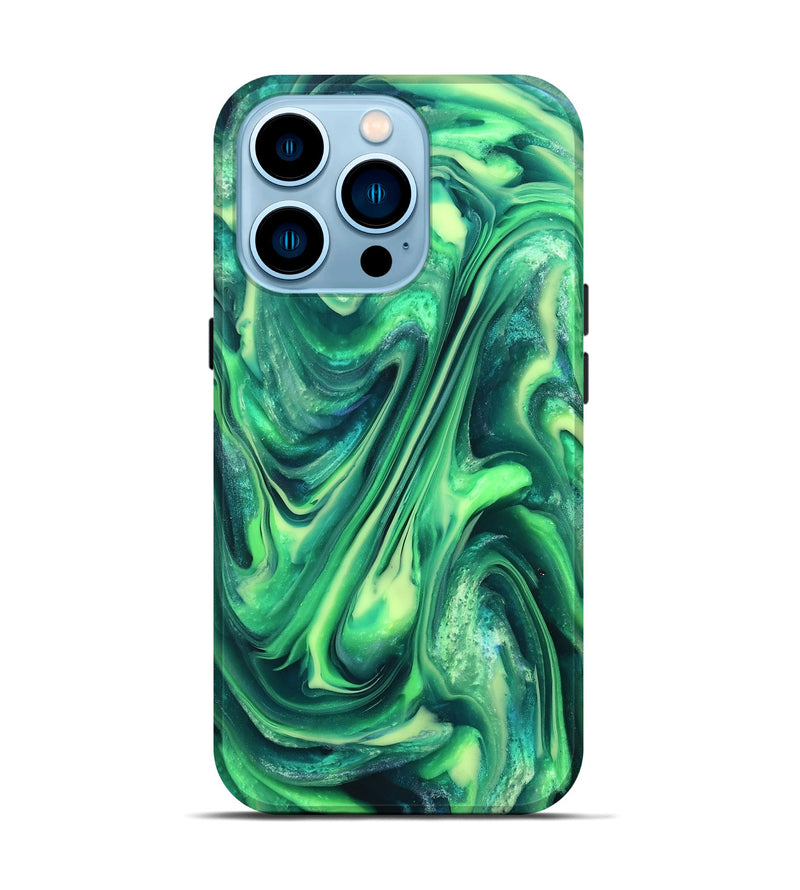 iPhone 14 Pro ResinArt Live Edge Phone Case - Garret (Neon, 820698)