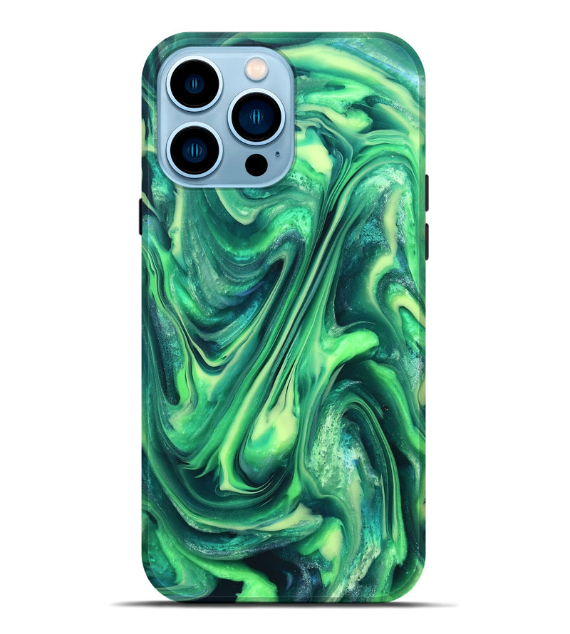 iPhone 14 Pro Max ResinArt Live Edge Phone Case - Garret (Neon, 820698)
