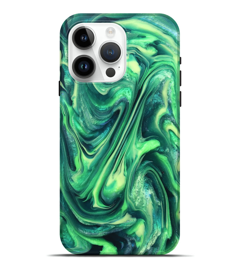 iPhone 15 Pro Max ResinArt Live Edge Phone Case - Garret (Neon, 820698)
