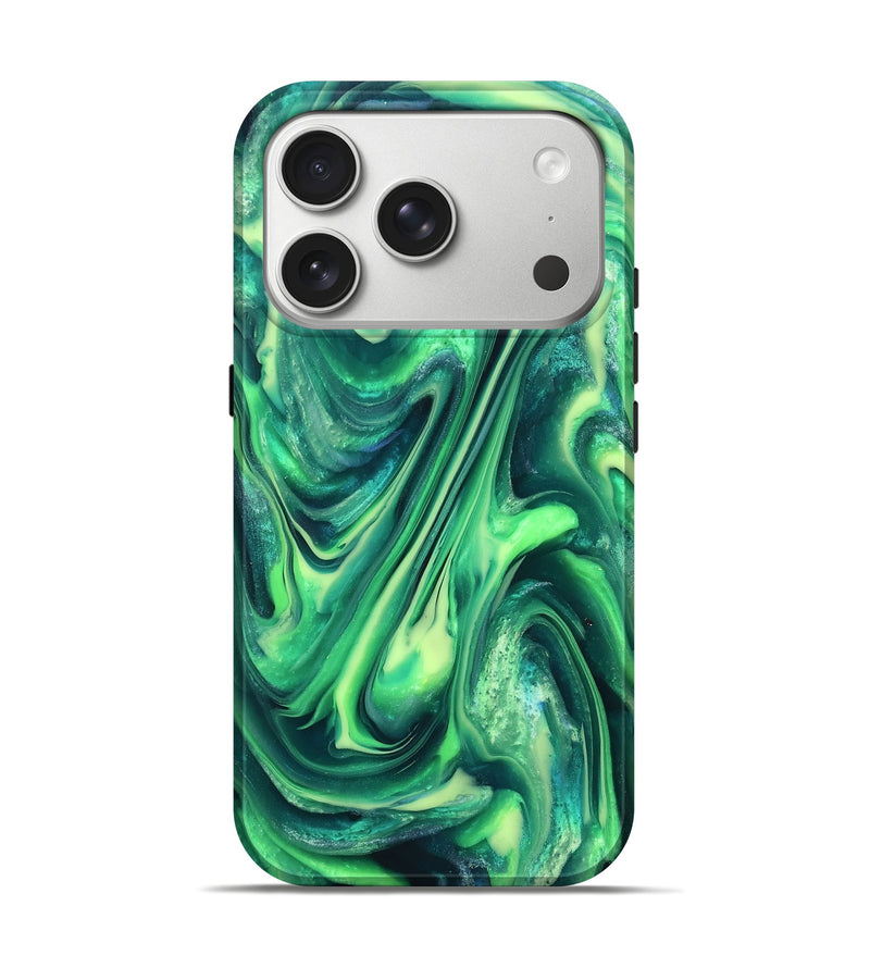 iPhone 17 Pro ResinArt Live Edge Phone Case - Garret (Neon, 820698)