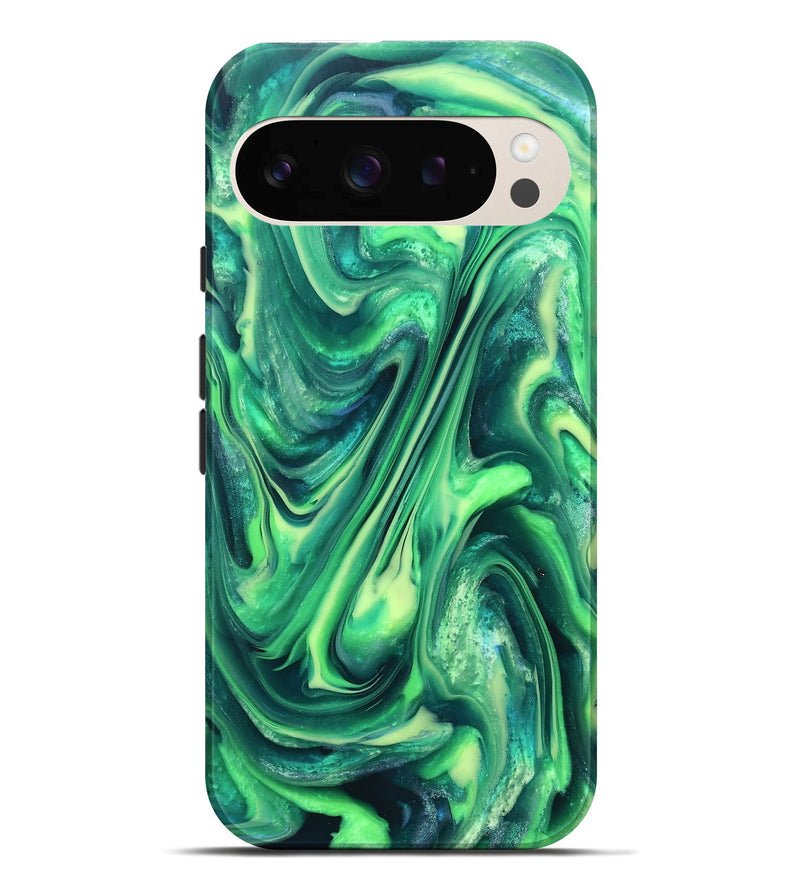 Pixel 10 Pro XL ResinArt Live Edge Phone Case - Garret (Neon, 820698)