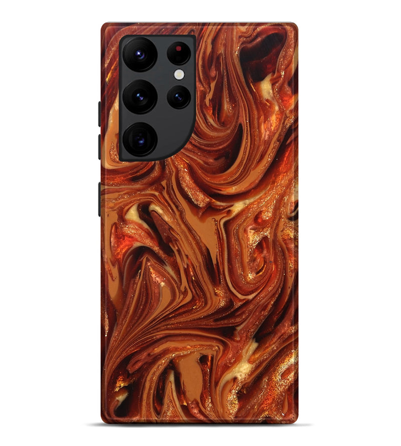 Galaxy S22 Ultra ResinArt Live Edge Phone Case - Randall (Red, 820699)
