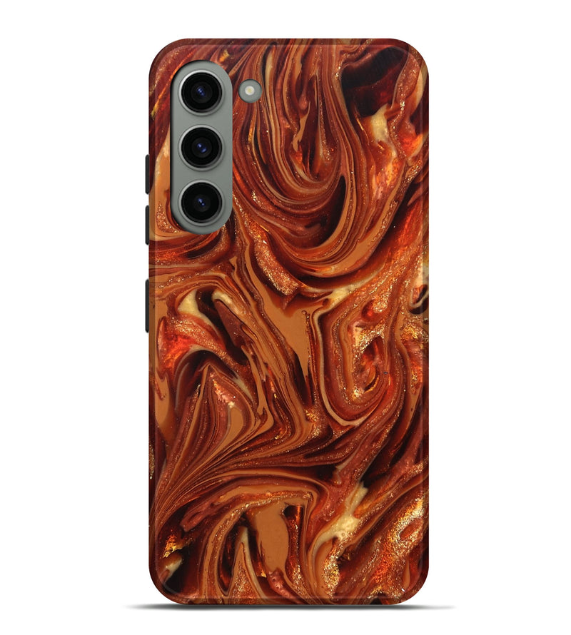 Galaxy S23 Plus ResinArt Live Edge Phone Case - Randall (Red, 820699)