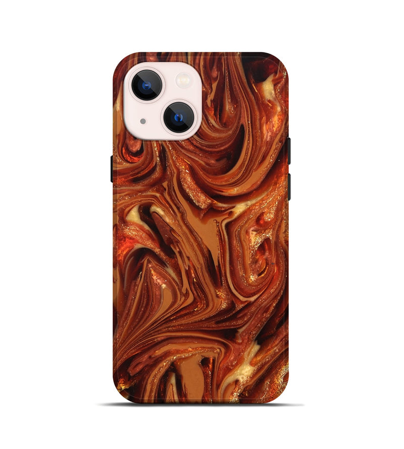 iPhone 13 mini ResinArt Live Edge Phone Case - Randall (Red, 820699)