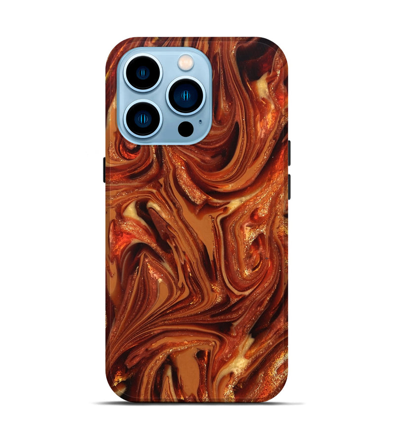 iPhone 14 Pro ResinArt Live Edge Phone Case - Randall (Red, 820699)