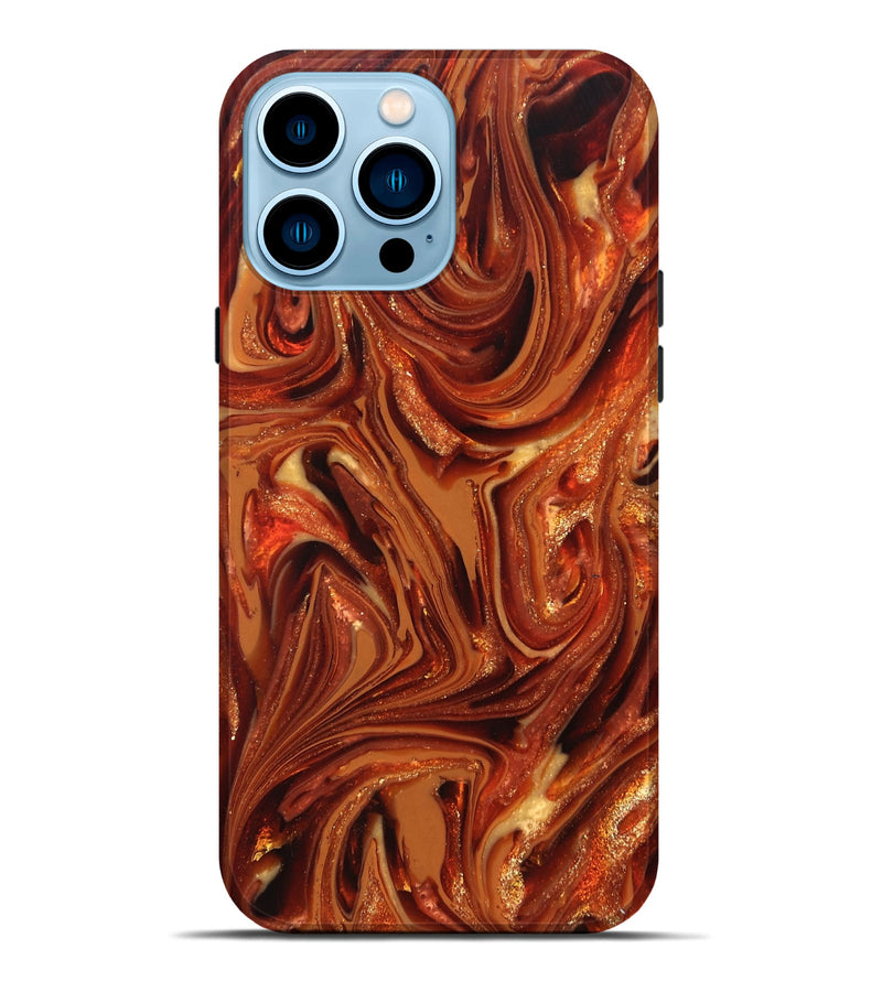 iPhone 14 Pro Max ResinArt Live Edge Phone Case - Randall (Red, 820699)