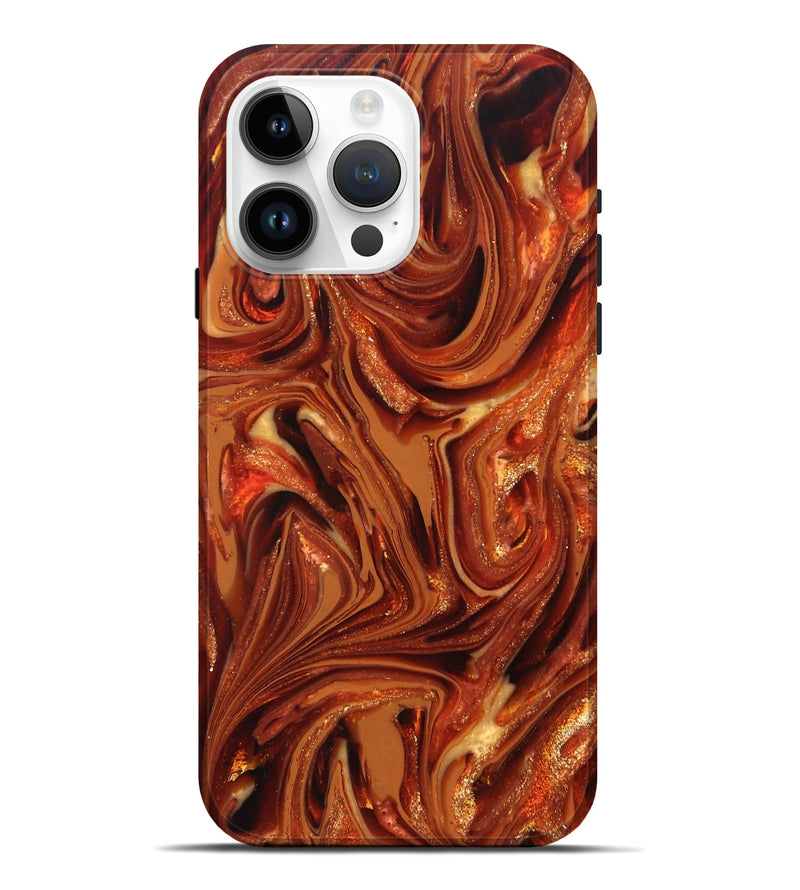 iPhone 15 Pro Max ResinArt Live Edge Phone Case - Randall (Red, 820699)