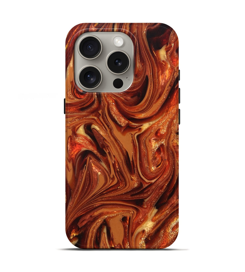 iPhone 16 Pro ResinArt Live Edge Phone Case - Randall (Red, 820699)