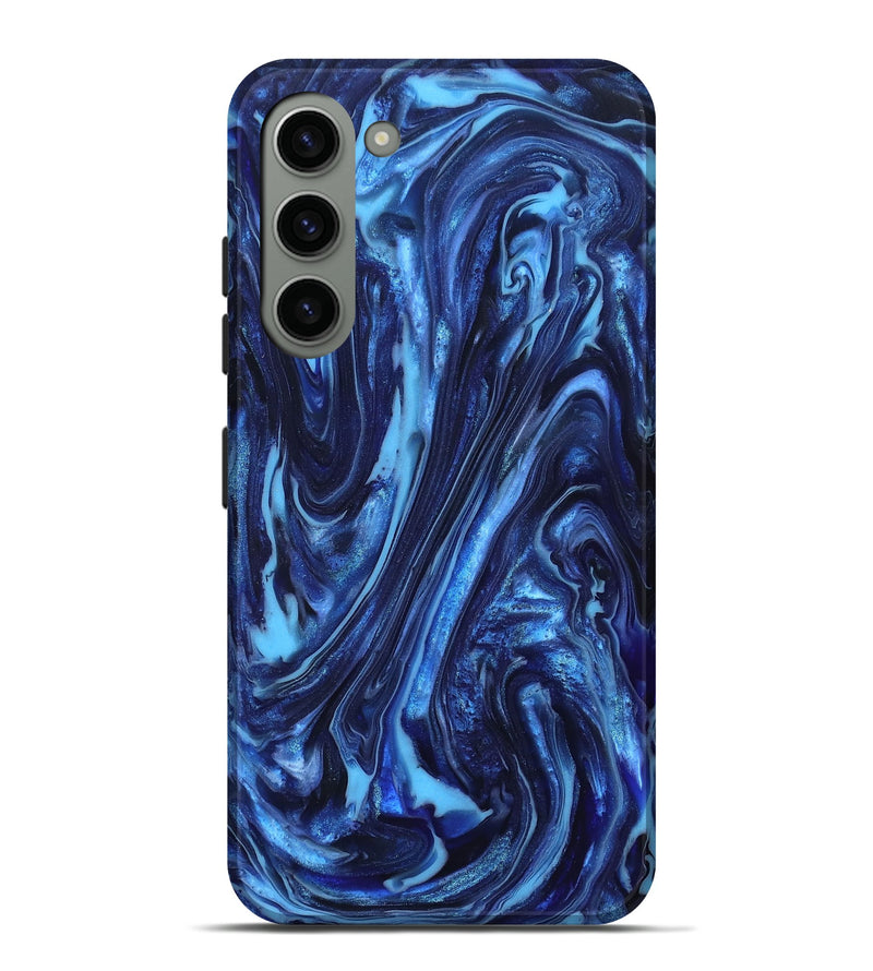 Galaxy S23 Plus ResinArt Live Edge Phone Case - Newt (Blue, 820703)