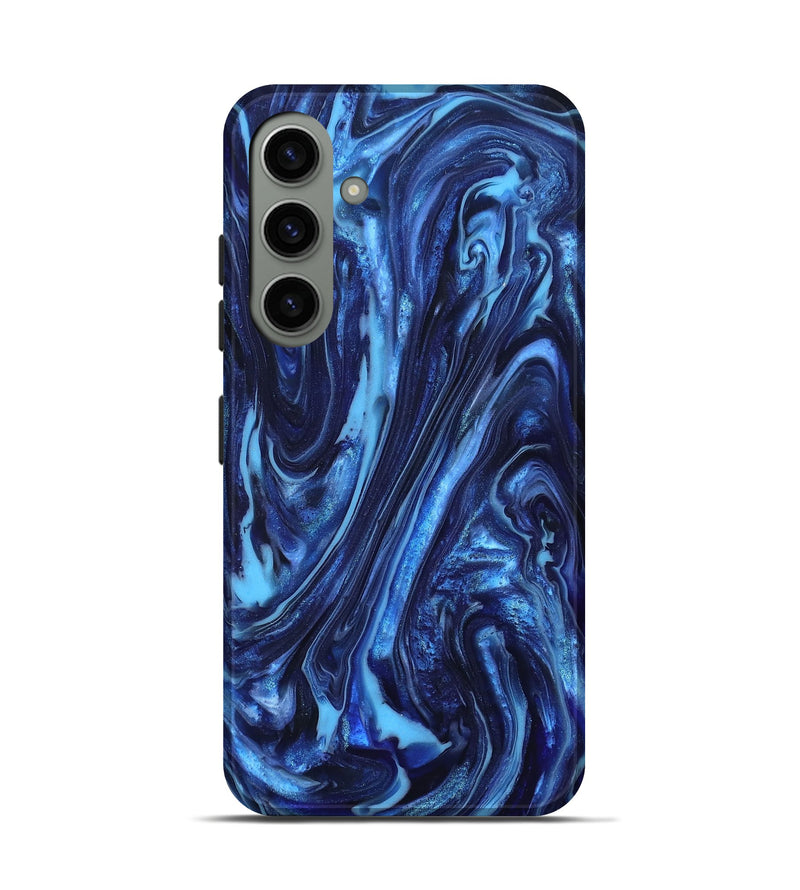 Galaxy S24 ResinArt Live Edge Phone Case - Newt (Blue, 820703)