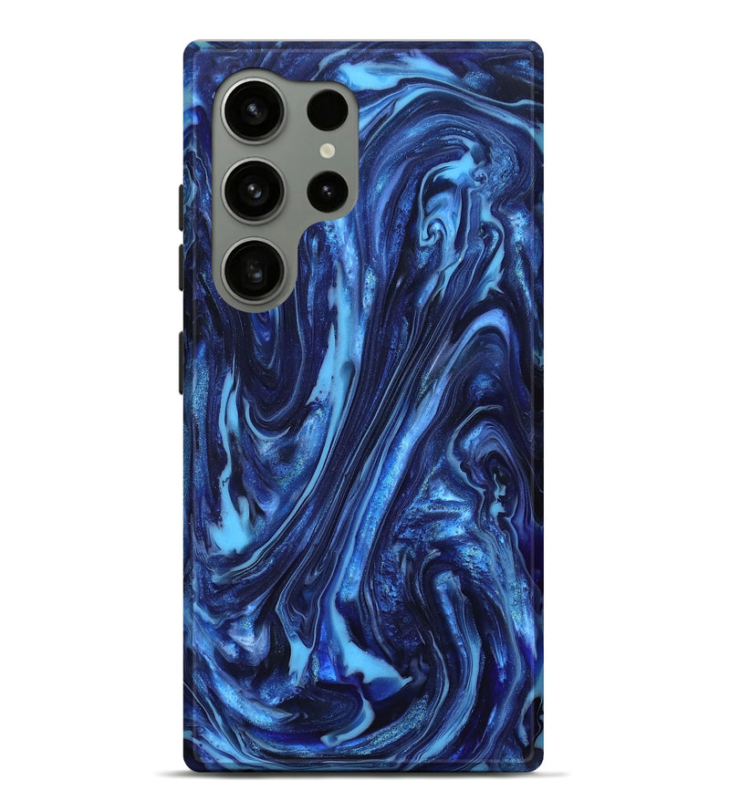 Galaxy S24 Ultra ResinArt Live Edge Phone Case - Newt (Blue, 820703)