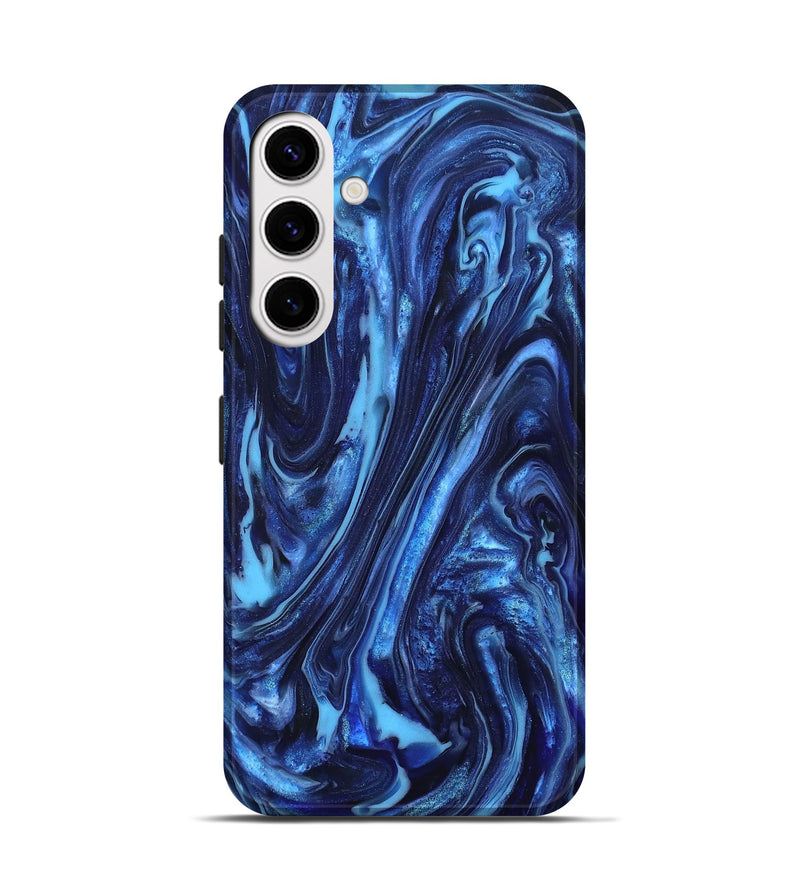 Galaxy S25 ResinArt Live Edge Phone Case - Newt (Blue, 820703)