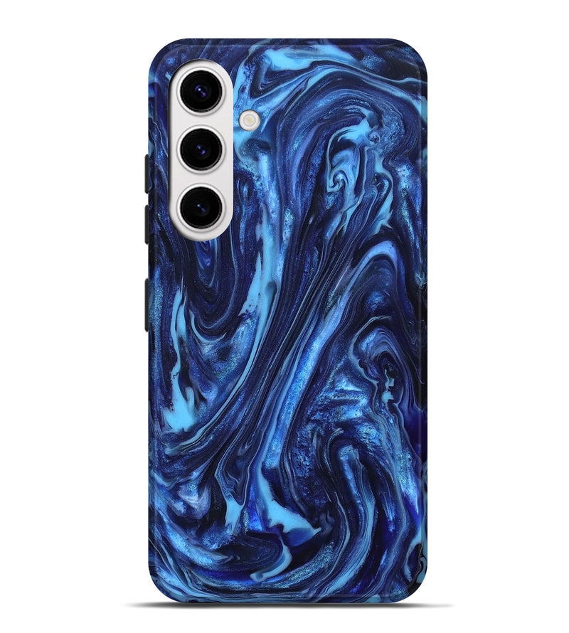 Galaxy S25 Plus ResinArt Live Edge Phone Case - Newt (Blue, 820703)