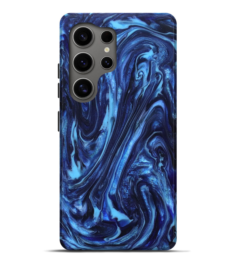 Galaxy S25 Ultra ResinArt Live Edge Phone Case - Newt (Blue, 820703)
