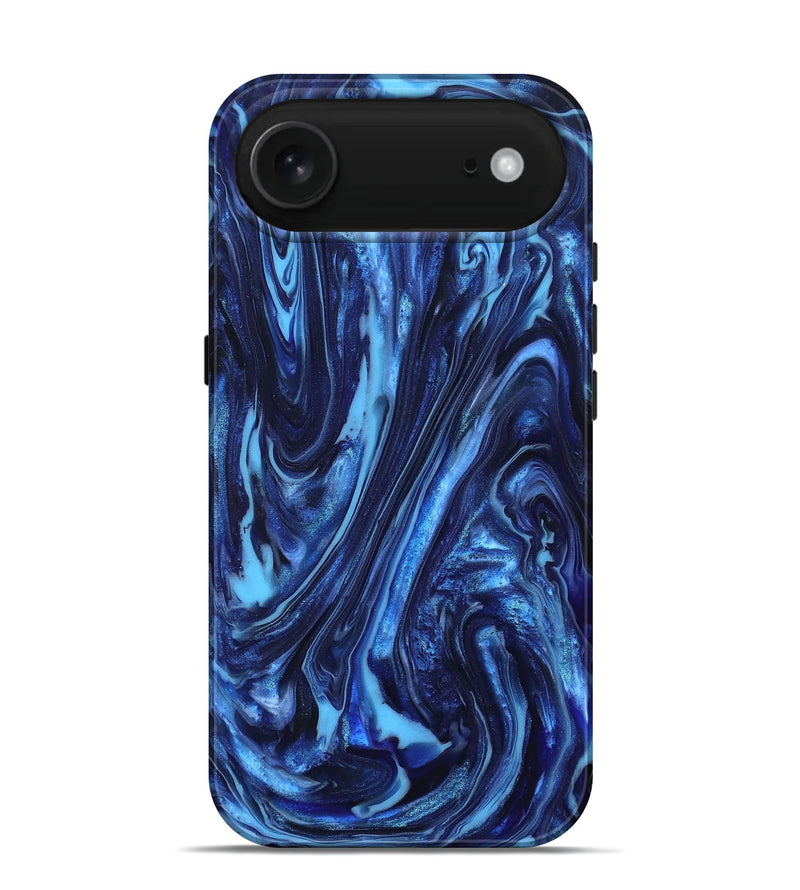 iPhone 17 Air ResinArt Live Edge Phone Case - Newt (Blue, 820703)