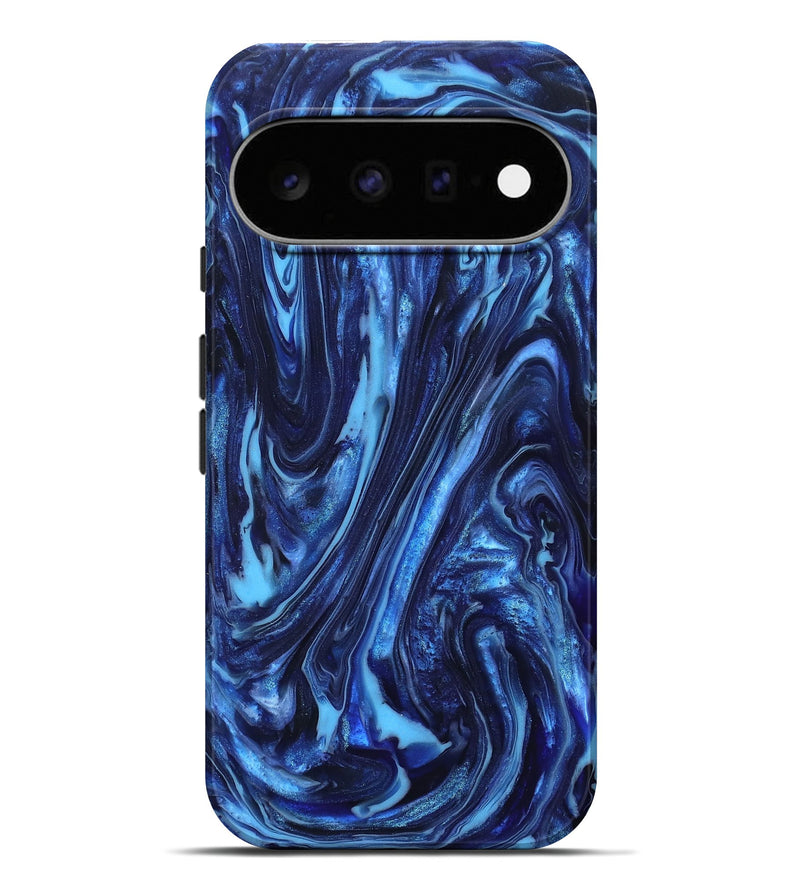 Pixel 11 Pro XL ResinArt Live Edge Phone Case - Newt (Blue, 820703)