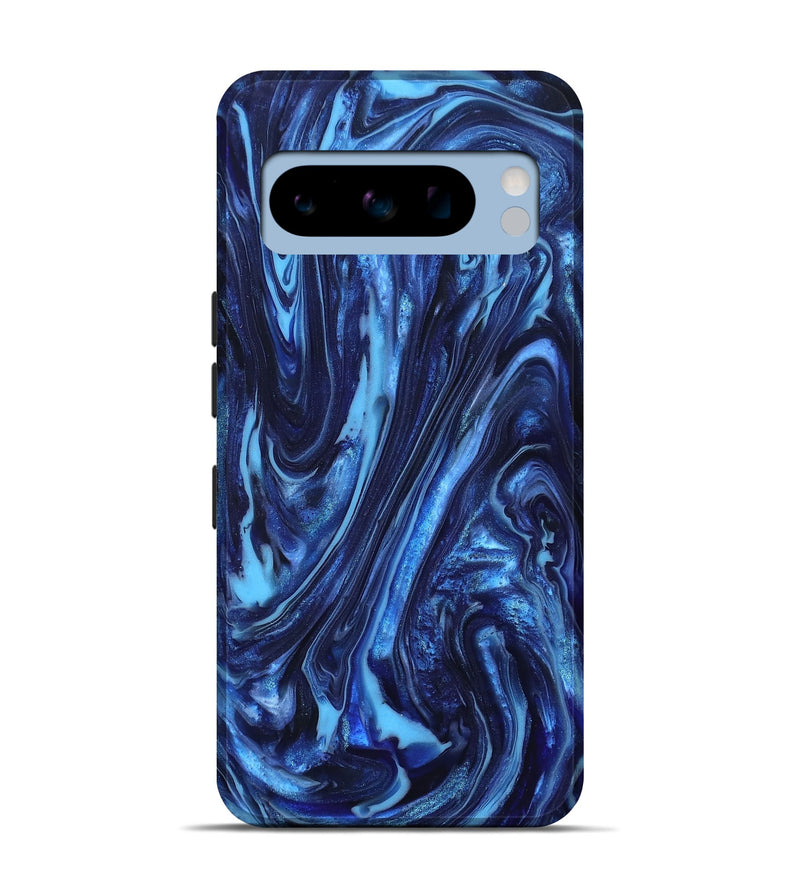 Pixel 8 Pro ResinArt Live Edge Phone Case - Newt (Blue, 820703)