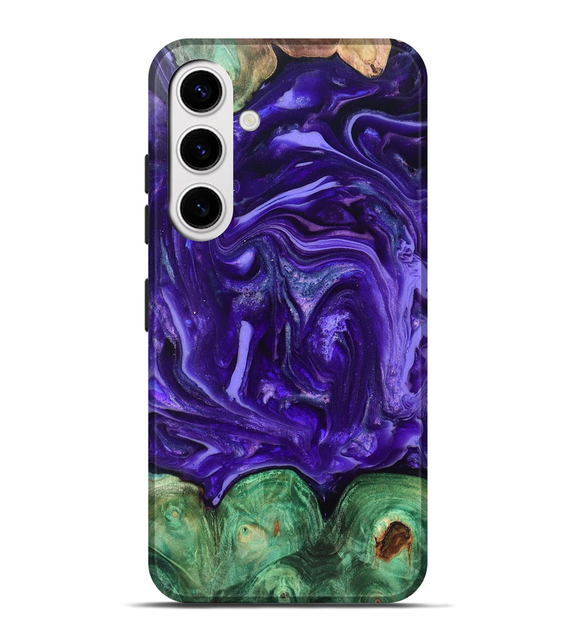 Galaxy S25 Plus Wood Live Edge Phone Case - Shelley (Purple, 820704)