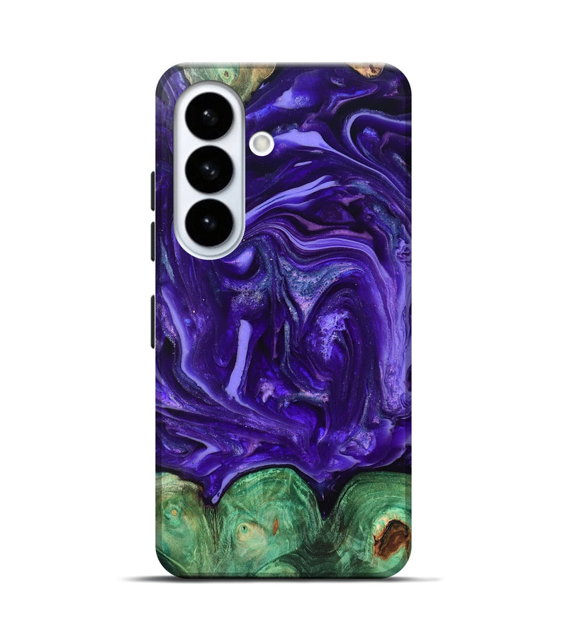 Galaxy S26 Wood Live Edge Phone Case - Shelley (Purple, 820704)