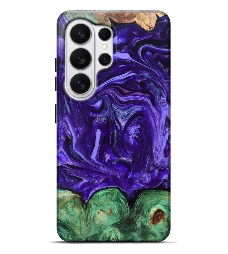 Galaxy S26 Ultra Wood Live Edge Phone Case - Shelley (Purple, 820704)