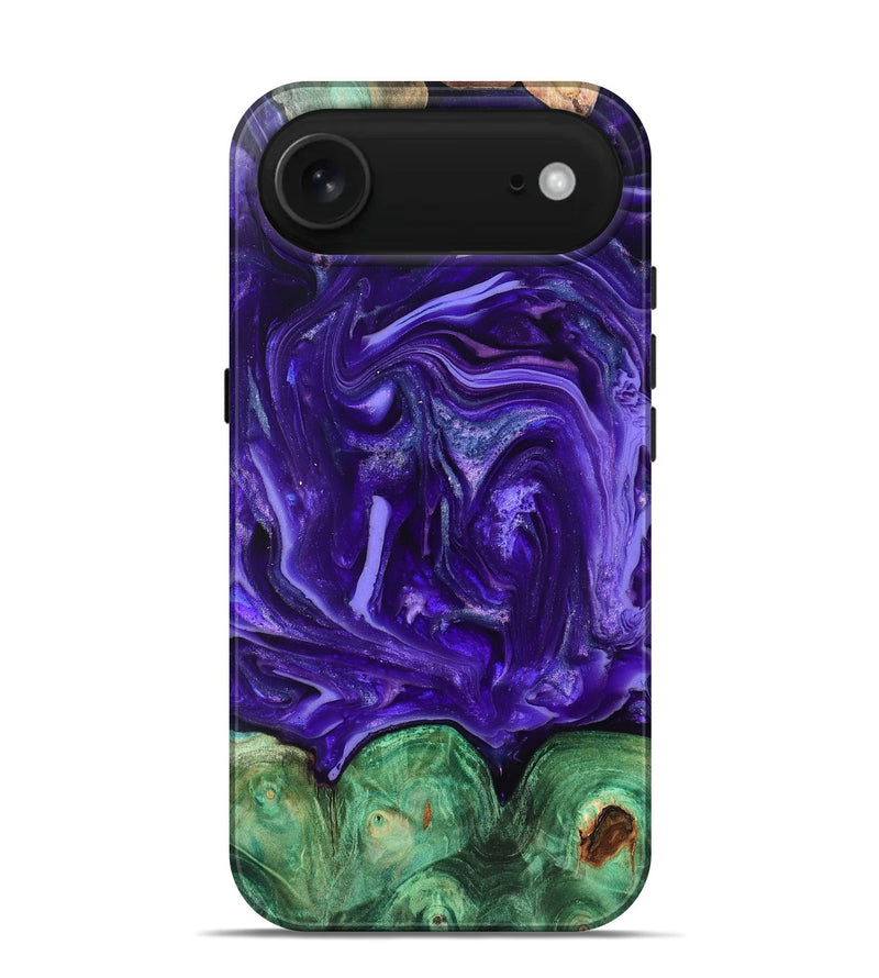 iPhone 17 Air Wood Live Edge Phone Case - Shelley (Purple, 820704)