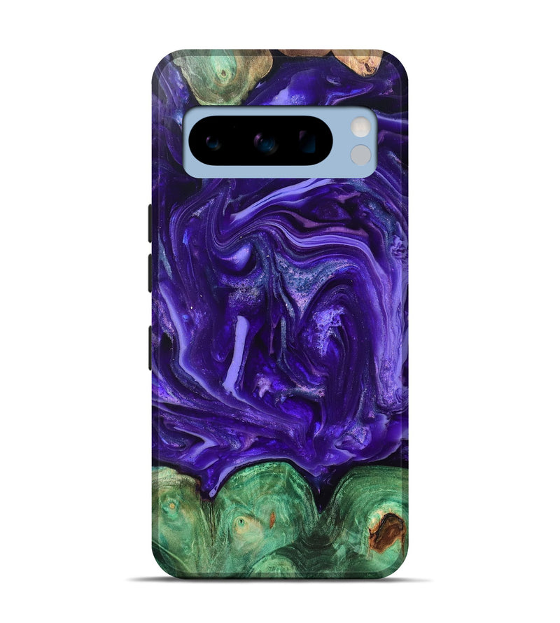 Pixel 8 Pro Wood Live Edge Phone Case - Shelley (Purple, 820704)