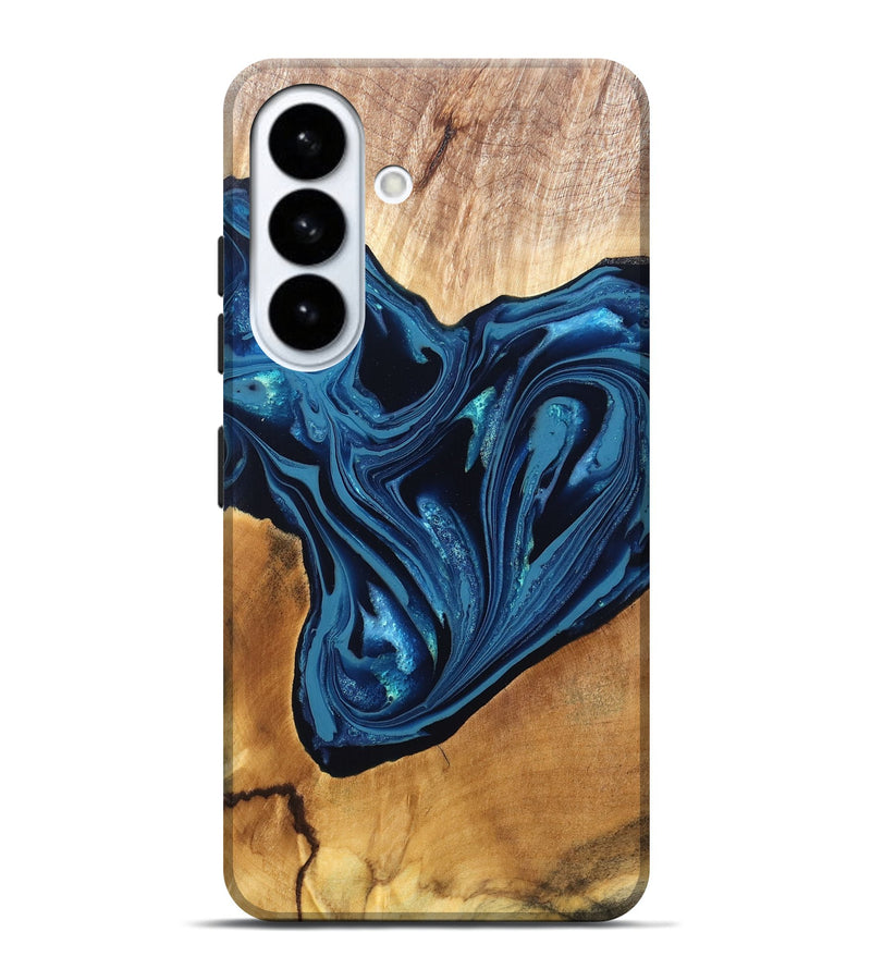 Galaxy S26 Plus Wood Live Edge Phone Case - Gianni (Blue, 820705)